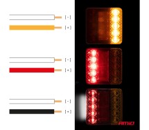 LED tagatuli 4 funktsiooni 12/24V E9