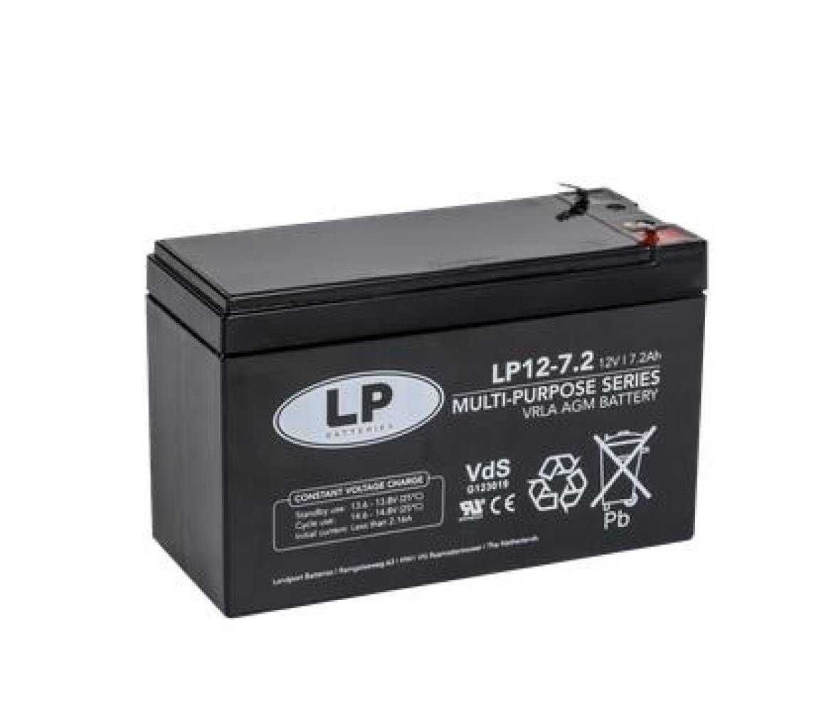 LP aku 12V 7,2Ah AGM 152x65x95mm