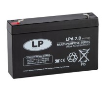 LP aku 6V 7Ah AGM 152x34x94mm