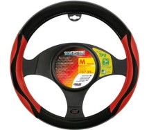 Оплетка руля Silverstone Ø37-39cm, красная