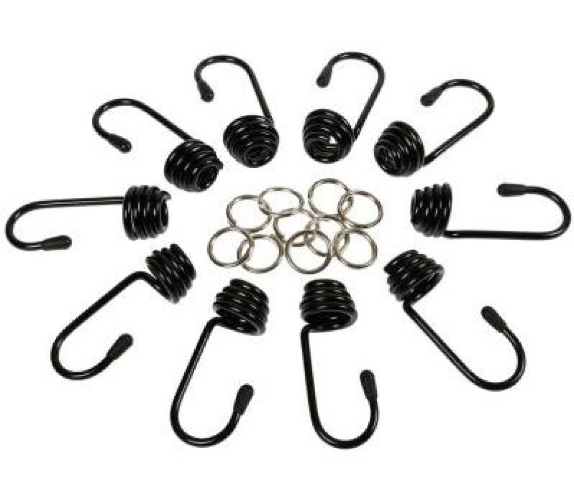 Комплект: 10 крюков + 10 зажимов, Ø 10 мм