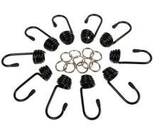 Комплект: 10 крюков + 10 зажимов, Ø 10 мм