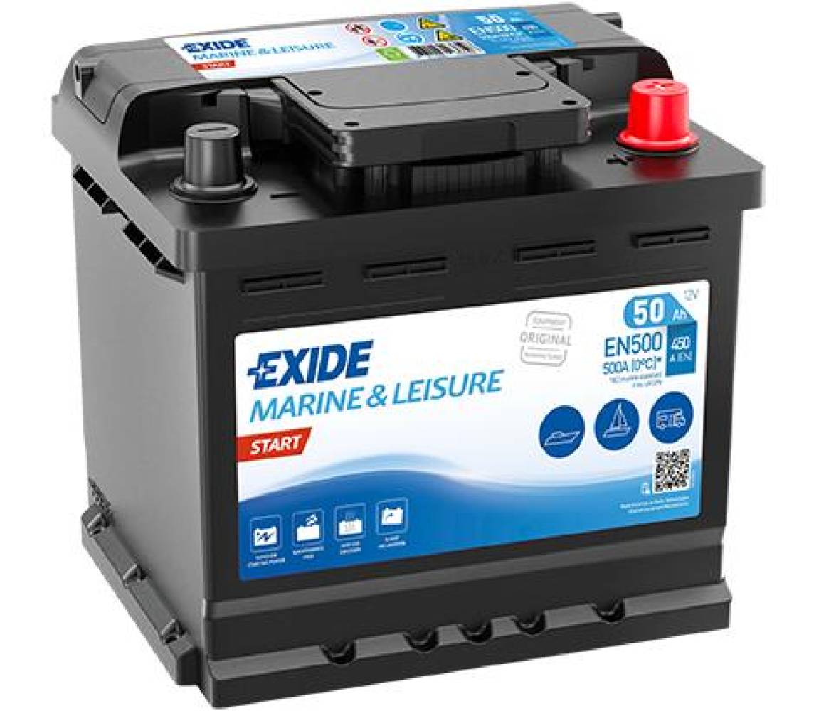 Exide Start 50Ah 450A 210x175x190-+