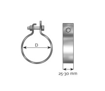 Klamber 114.5 mm 4 1/2 eh