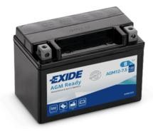 Аккумулятор AGM 12V 8Ah, AGM12‑7,5, 150×87×105, полярность +-