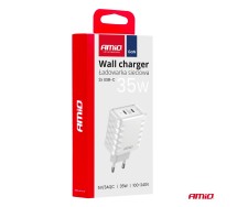 Seinalaadija Quick Charger 35W 2xUSB-C