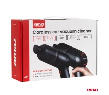 Беспроводной автомобильный пылесос 70 Вт с HEPA, чёрный