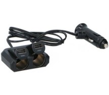 Laadija 2 USB+2 sigaretisüütaj