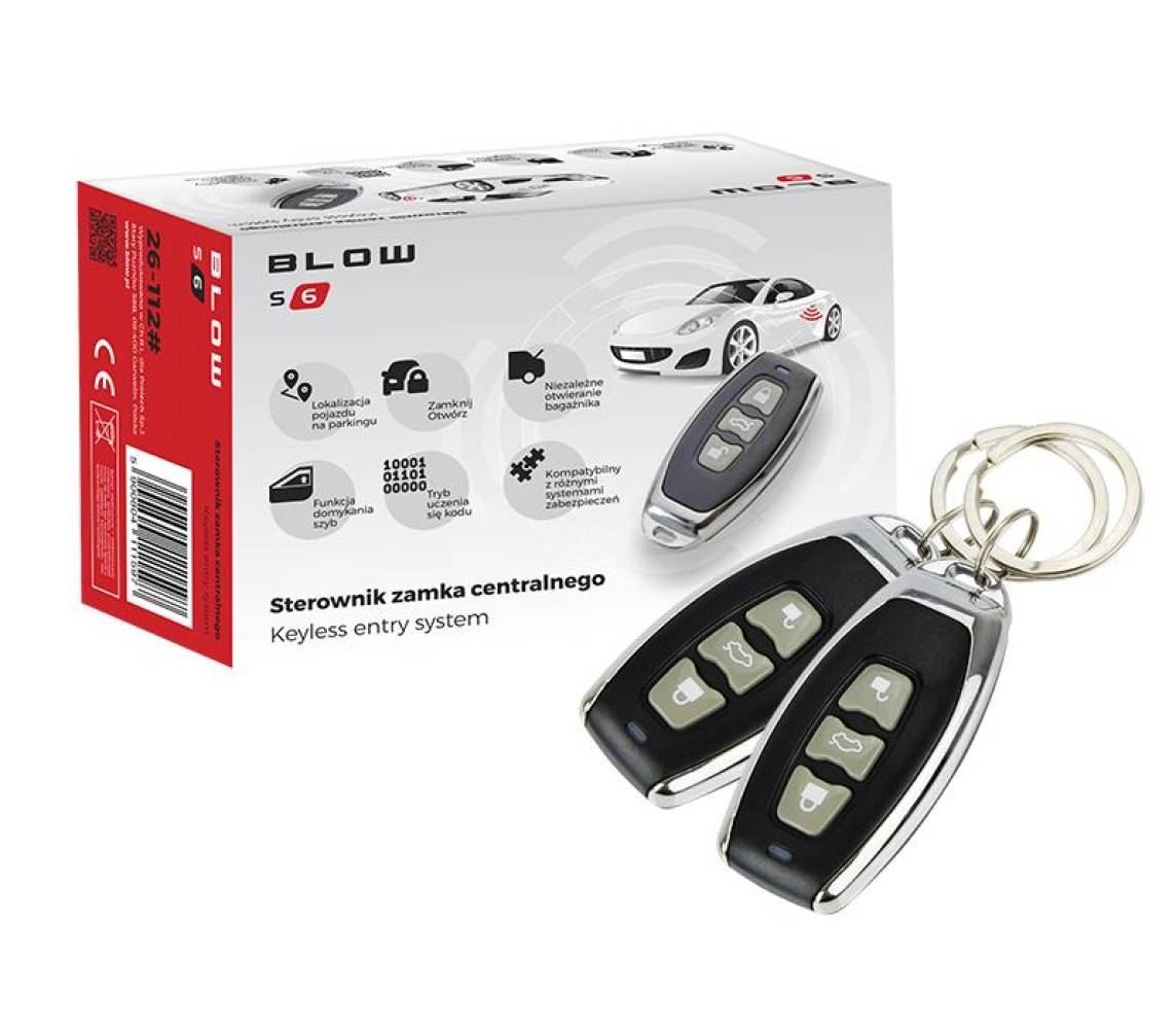 Keskluku kaugjuhtimispult BLOW S6