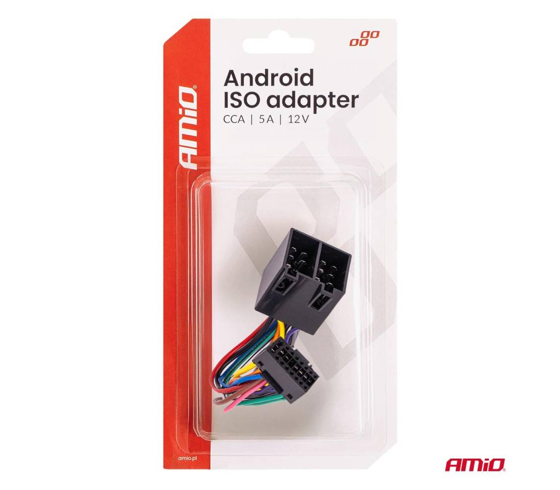 Androidi ISO-adapter CCA 5A 12V Amio