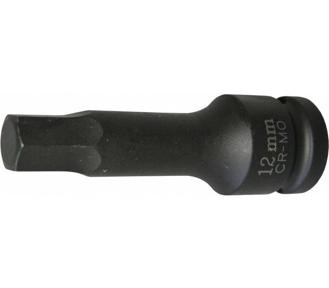 1/2" pikk löökotsik kuuskant 4mm. 80mm cr-mo Triumf