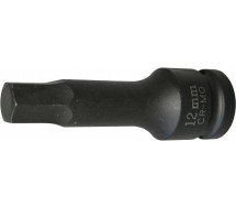 1/2" pikk löökotsik kuuskant 4mm. 80mm cr-mo Triumf