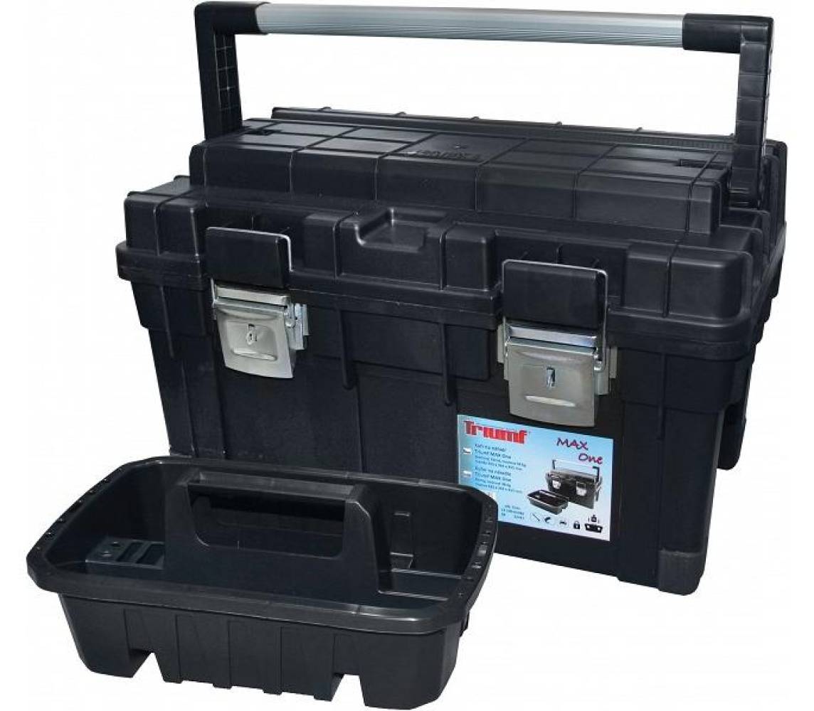 Tööriistakast "Triumf max one" profi must 595x345x355mm Triumf