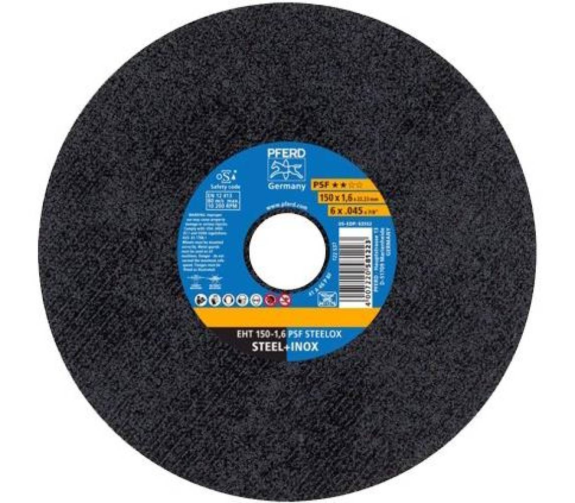 Lõikeketas teras/inox 150x1.6mm pferd