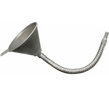 Металлическая воронка 145 мм с гибким носиком и фильтром