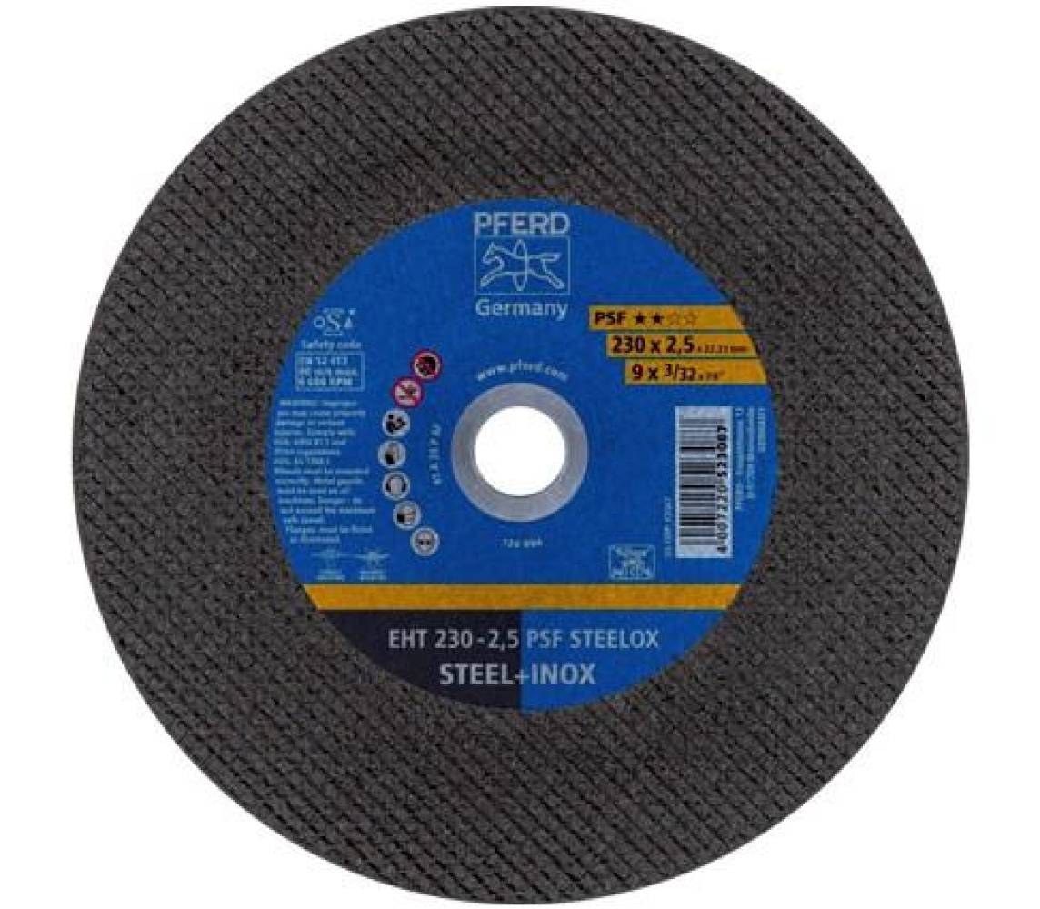 Lõikeketas teras/inox 230x2.4mm pferd