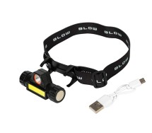 Pealamp1 x LED + 16COB magnetiga, USB laetav