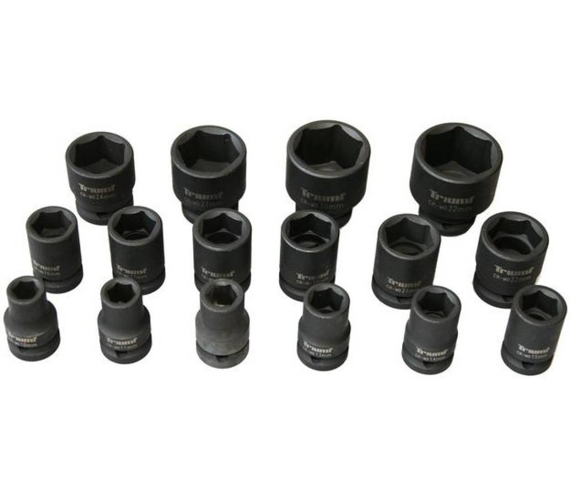 16-os. 1/2" löökpadrunite komplekt 10-32mm Triumf