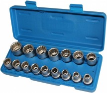 16-os. 1/2" padrunite kompl. 8-24mm. 12-kant Triumf