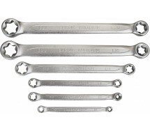 6-os. sirge silmusvõtmete kompl. torx e6xe8-e20x24 Triumf