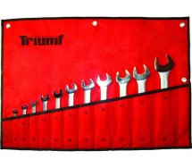 Набор из 12 рожковых ключей 6–32 мм, в тканевом чехле, Triumf