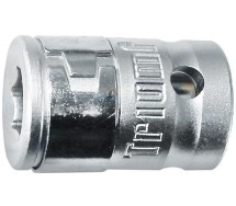 1/2" adapter otsikutele 8mm(5/16") kuuskant Triumf