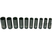10-os. 1/2" pikkade löökpadrunite kompl. 10-24mm Triumf