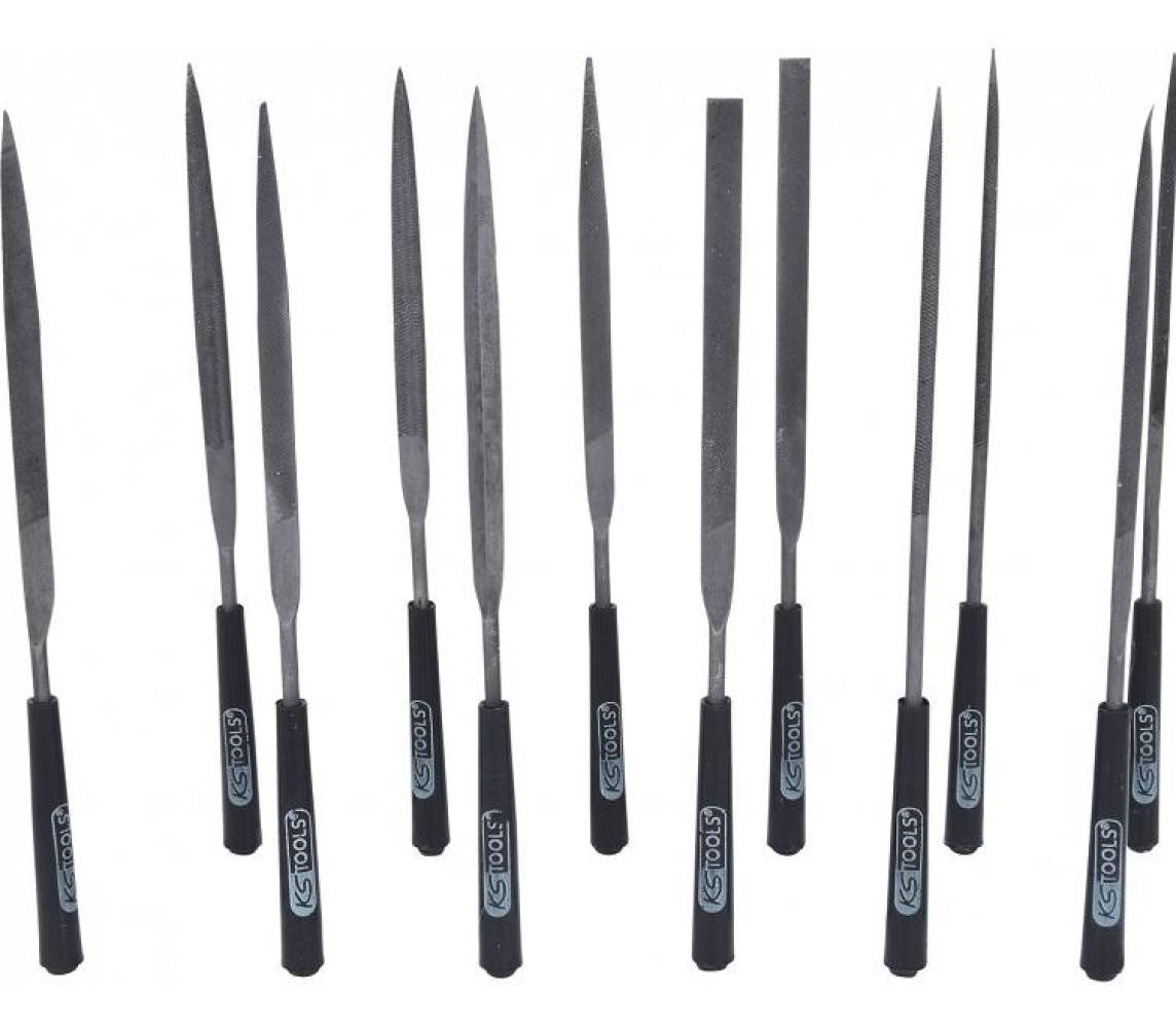 12-os. nõelviilide komplekt 145mm KS Tools