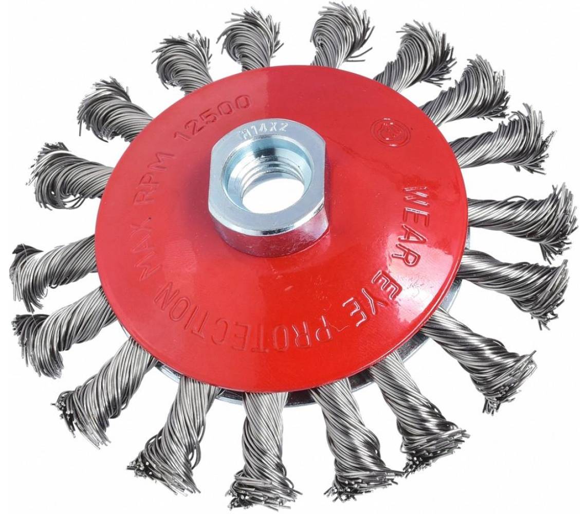 Terash. sõlmharjas roostevaba koonus 115mm m14 KS Tools