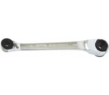 Otsikute silmus-tirrvõti 72h 1/4" ja 10mm KS Tools