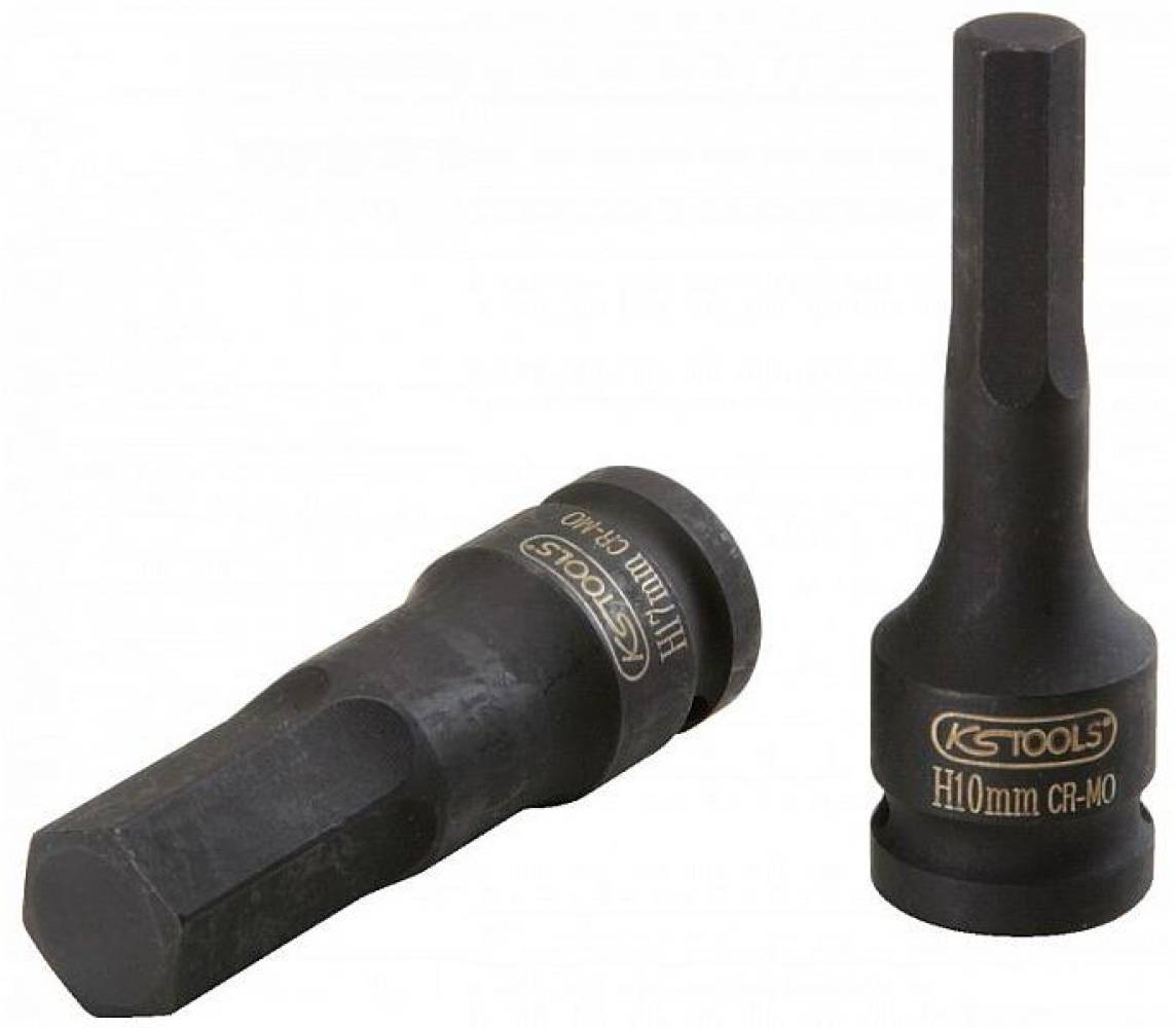 1/2" pikk löökotsik kuuskant 5mm. 75mm KS Tools
