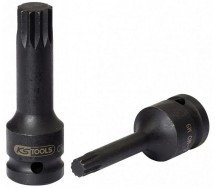 1/2" xzn 12-tähik pikk löökotsik m9. 75mm KS Tools