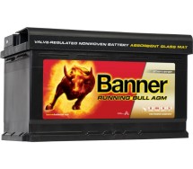 Banner aku running bull agm 80ah 315x170x190 -/+ 800a