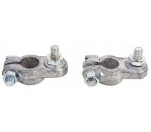 Болтовые аккумуляторные клеммы M8, «+»/«−», 2 шт.