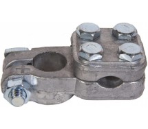 Аккумуляторная клемма «−» для грузовиков, кабель 70–90 мм² (Heavy‑Duty)