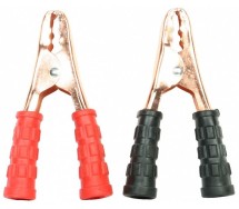 Käivitusjuhtme käpad 250a 2tk must/pun