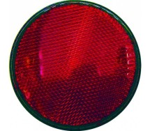 Ümar helkur punane 80mm m5 polt sisse valatud