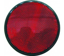 Ümar helkur punane 80mm. kleebitav
