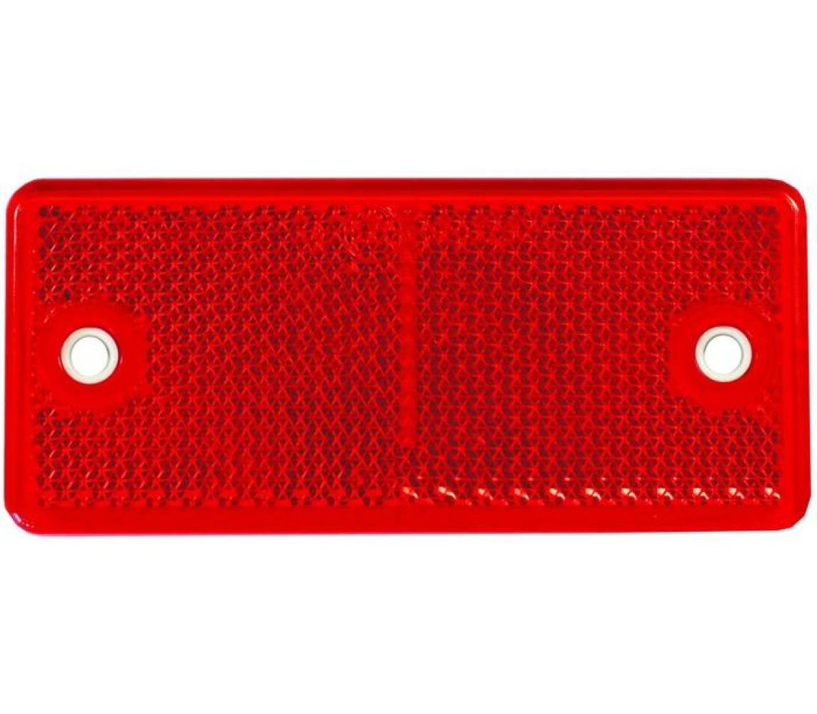 Helkur punane 90x40mm. aukudega+kleebitav