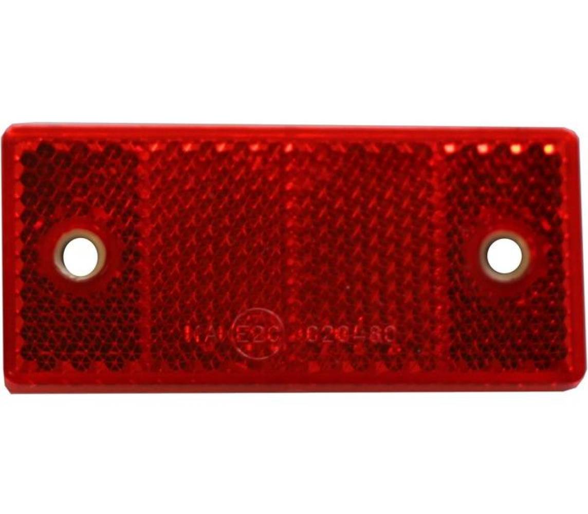 Helkur punane 69x31.5mm. aukudega+kleebitav