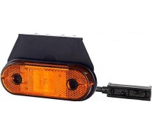 Ld650 küljetuli LED 120x40mm kollane jalaga 12/24v 0.5m juhe