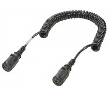 Spiraalkaabel 7-pin "n" 4.5m plastotsad
