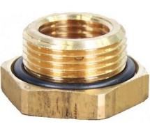 Raufoss 6237615 brk üleminekuliide m22 (välis) / m12 (sise) hex28