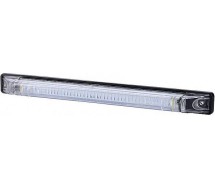 Ld472 küljetuli LED pikk valge 250x20mm 12/24v