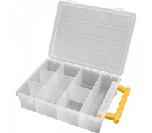 3350t plastkarp 9 lahtriga. läbipaistev. 242x188x60mm artplast