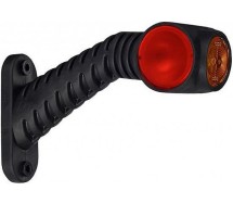 Ld2030 sarvtuli LED kõver 45° 175mm parem 12/24v