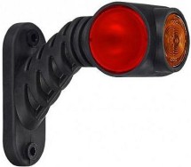 Ld2035 sarvtuli LED kõver 45° 125mm parem 12/24v