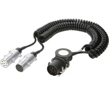 Adapterkaabel 15pin /7pin "n"+7pin "s". 4.5m metallotsad adr erich jaeger