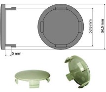 Kapsel 56.5mm (logota) hall. mini-oe-veljele (oe-nr:3613 171 069)
