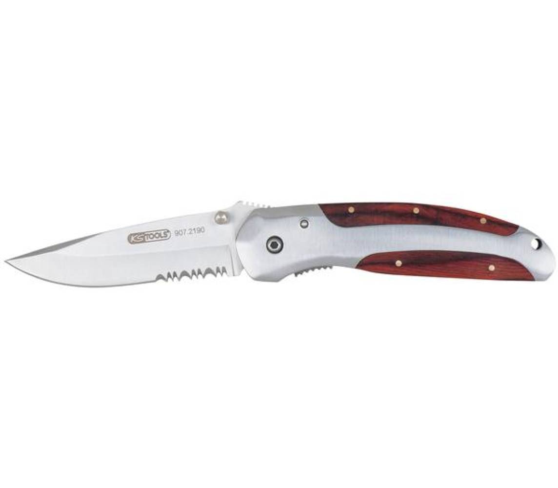 Taskunuga lukustusega 220mm roostevaba tera KS Tools